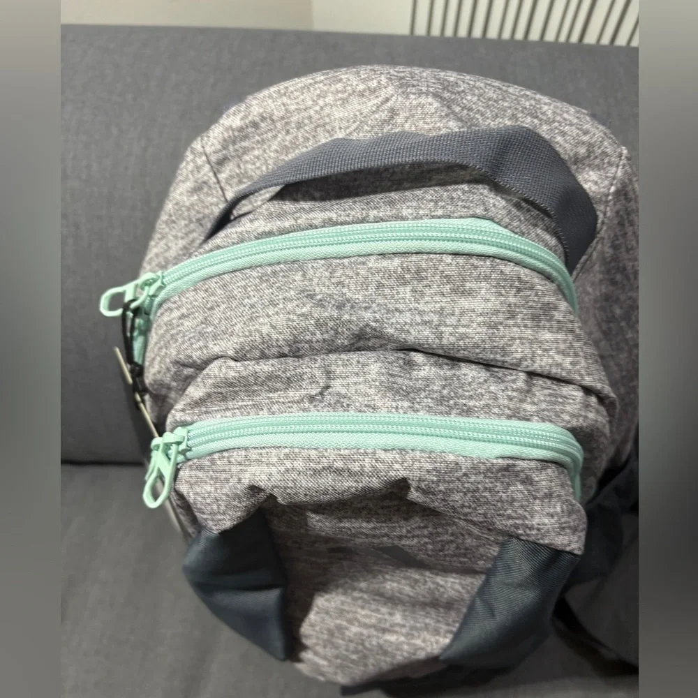 Adidas Heather Gray and Charcoal Backpack